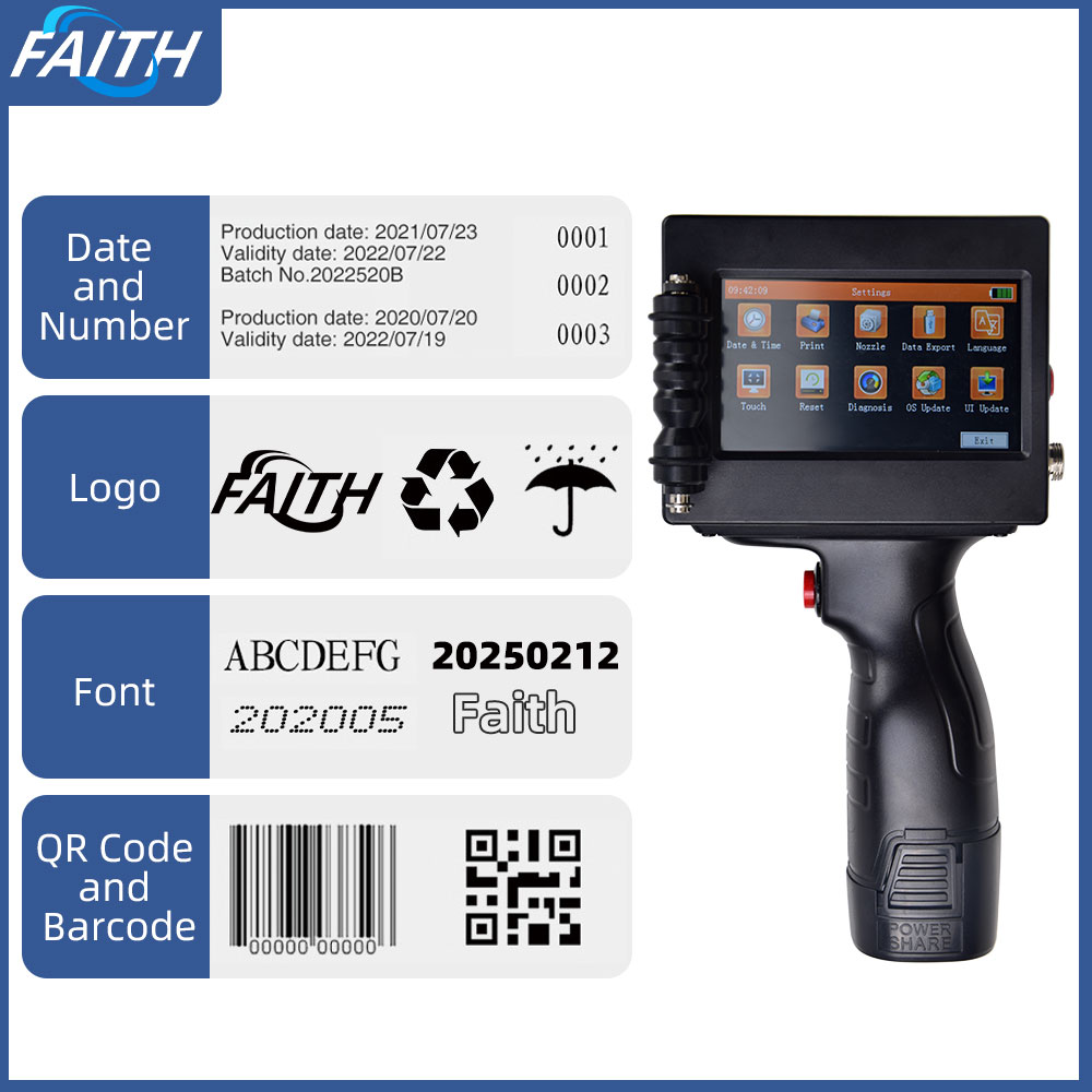 Commercial Printing And Packaging - Faith 12.7mm Inkjet Printer 40 Languages