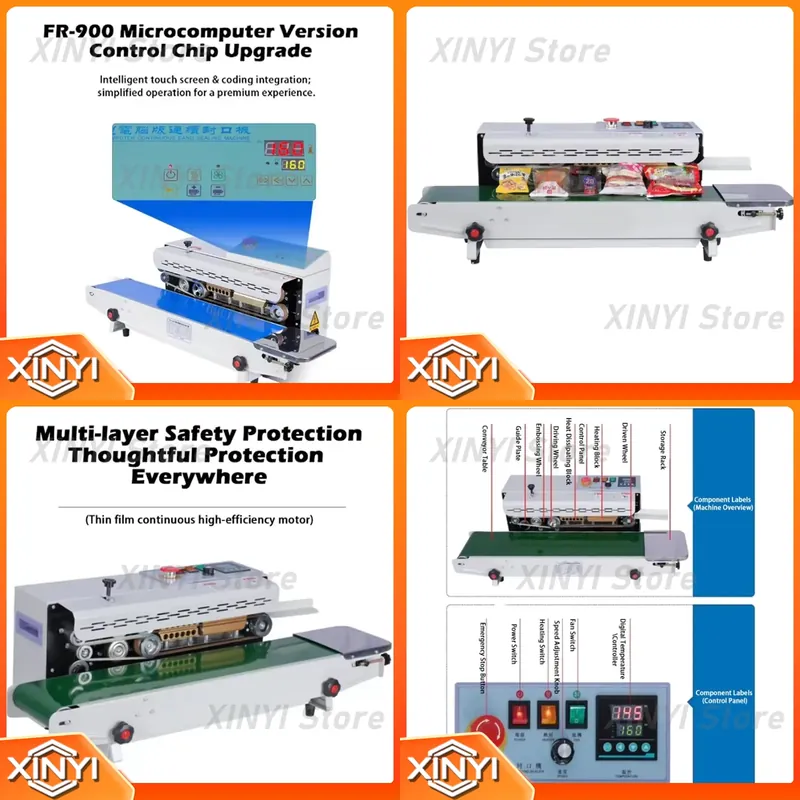 Commercial Printing And Packaging - for Food Bag Continuous Sealing Machine