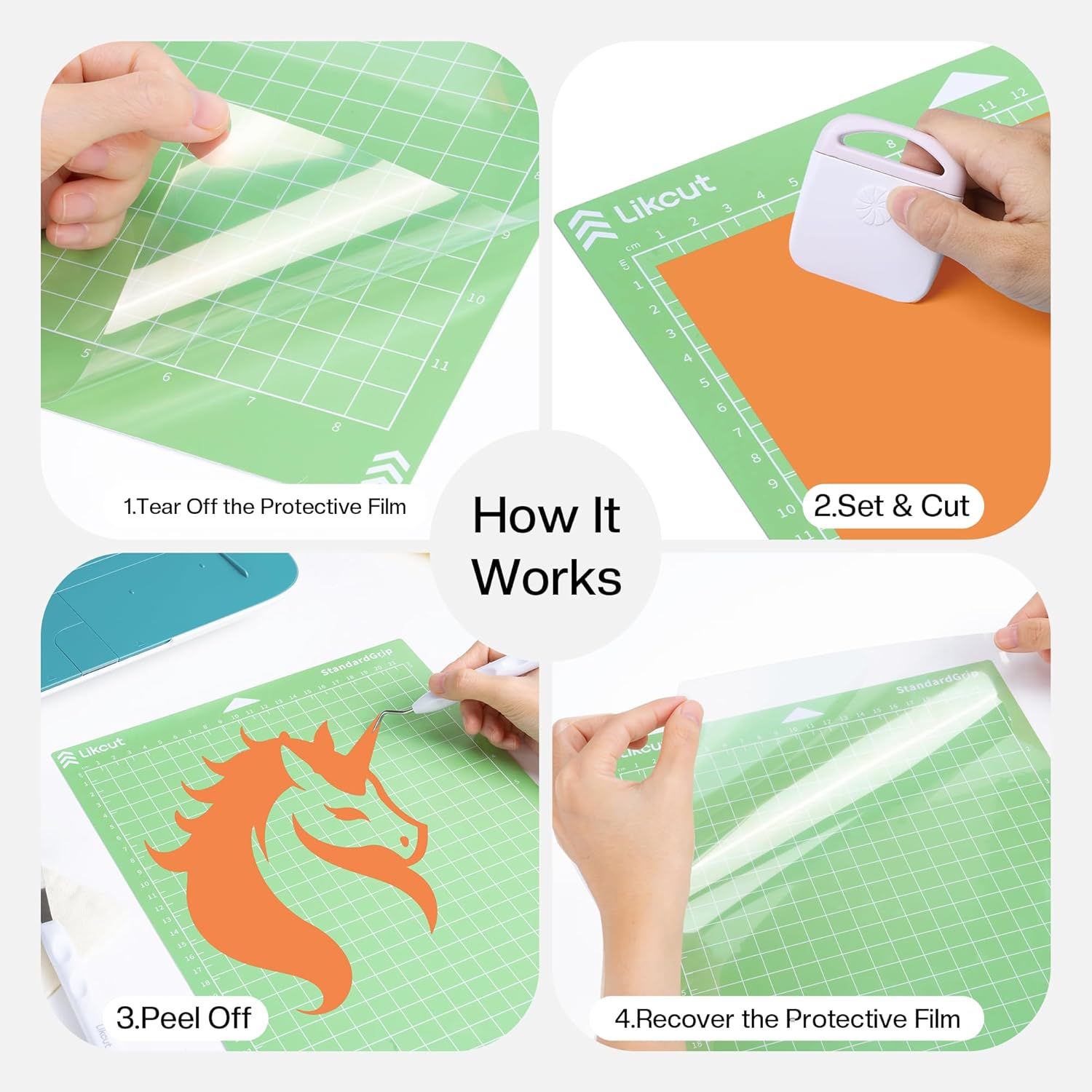 Adhesive Cutting Mats 3-Pack 4 - огляд і ціна Plotter Cutting Mat
