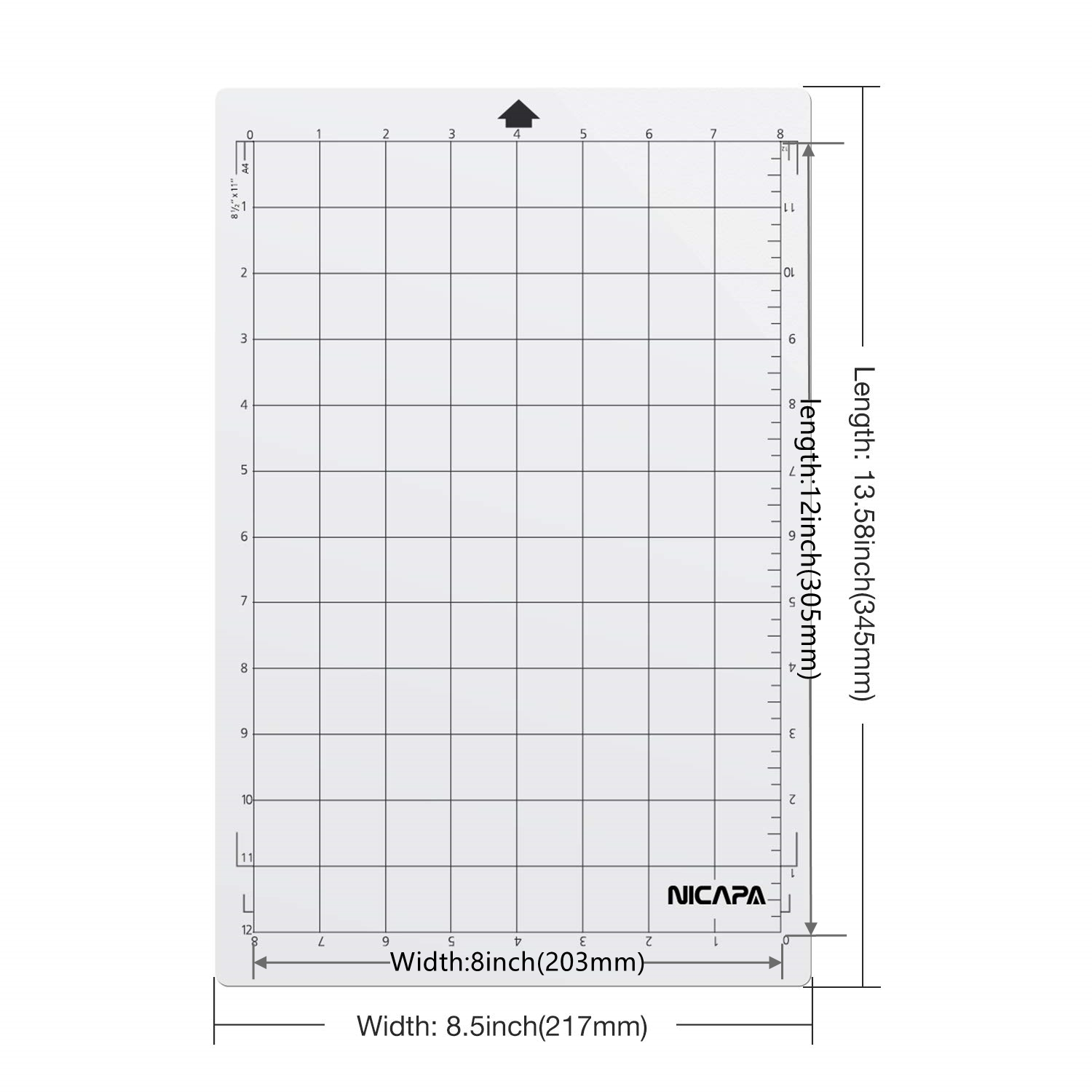 3/5 Psc Cutting Mat for Silhou - огляд і ціна Plotter Cutting Mat