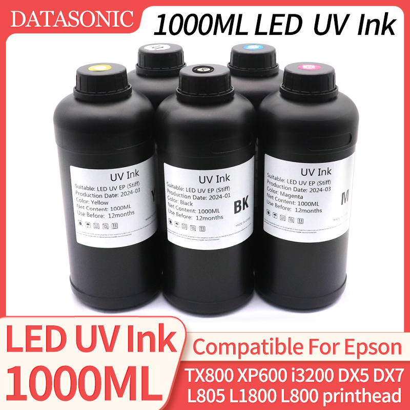 1000ML LED UV Ink For TX800 XP - огляд і ціна Uv Flatbed Printer