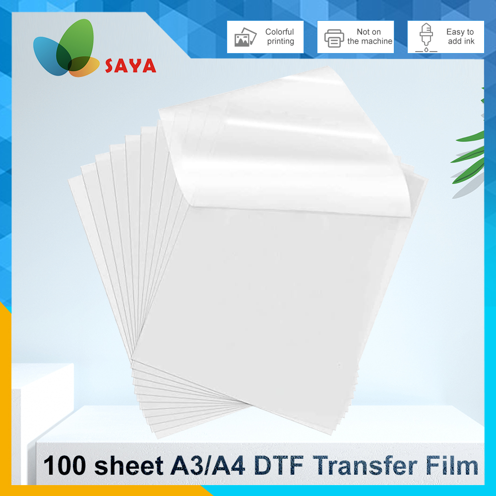 50/100 Pcs DTF Film A3/A4 Doub - огляд і ціна Dtf Film Roll A3