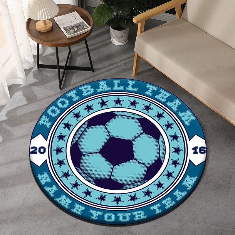 Soccer Theme Round Carpet Spor - огляд і ціна Commercial Printing Usa